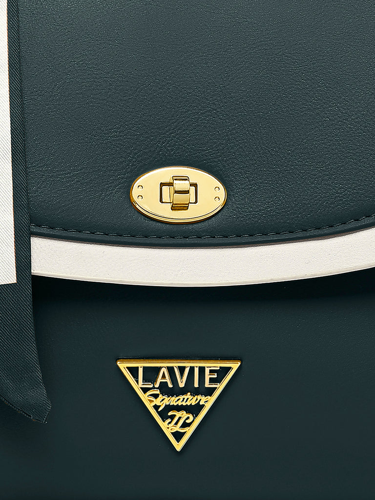 Plano 2 Compartments Flap Medium Satchel Bag