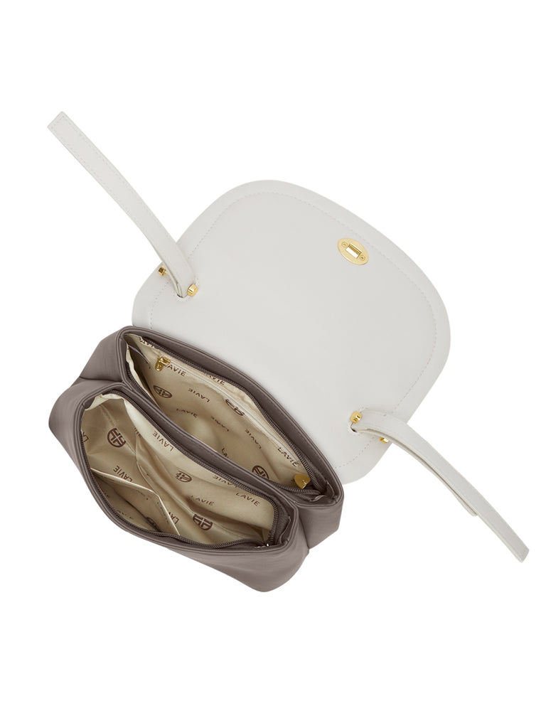 Plano 2 Compartments Flap Medium Satchel Bag