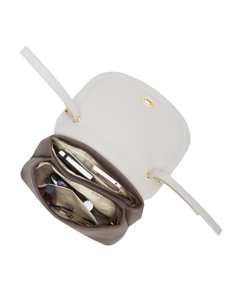 Plano 2 Compartments Flap Medium Satchel Bag