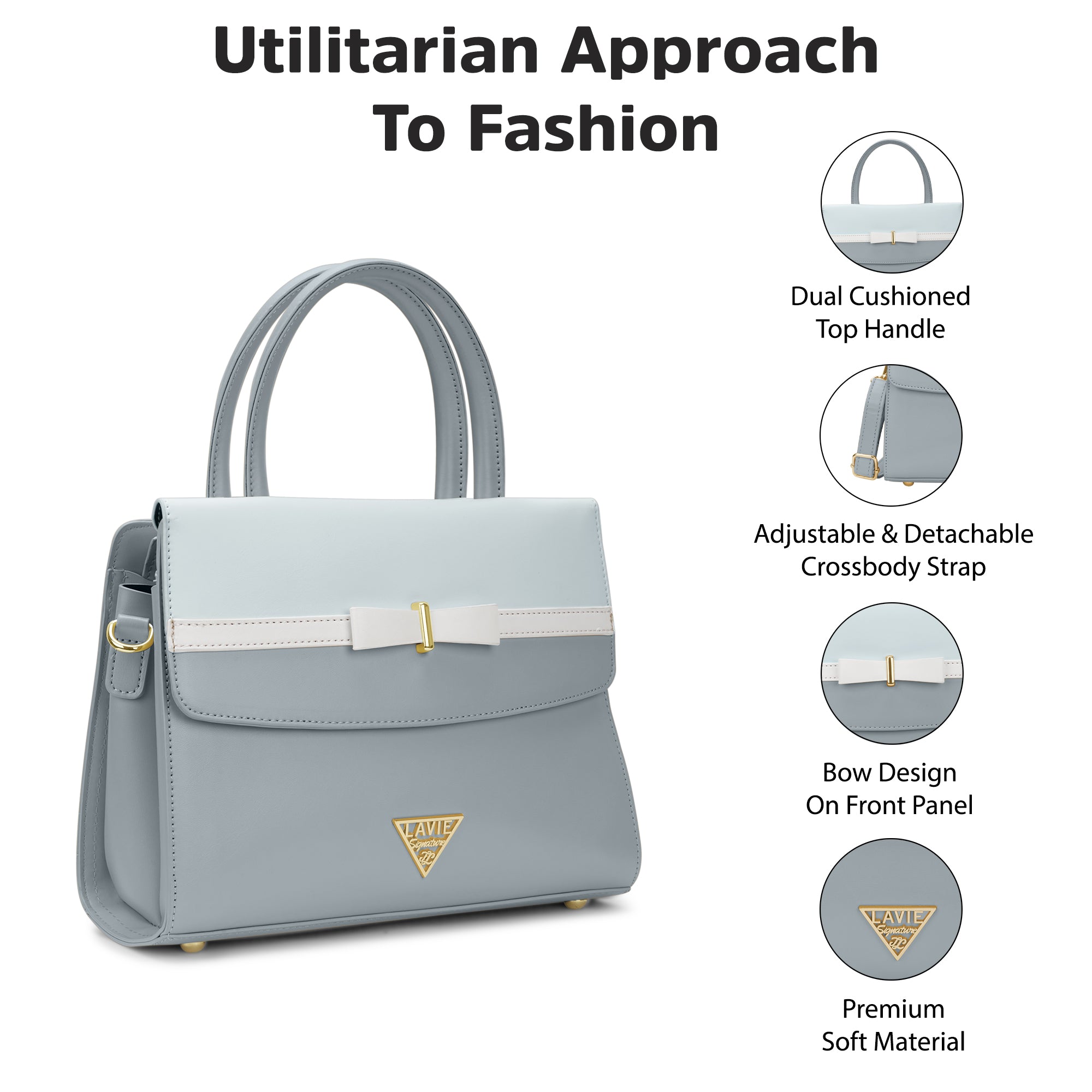 Tupelo 2 Compartments Medium Satchel Bag