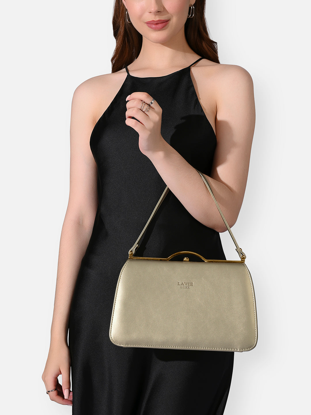 Book2 Medium Frame Bag Gold