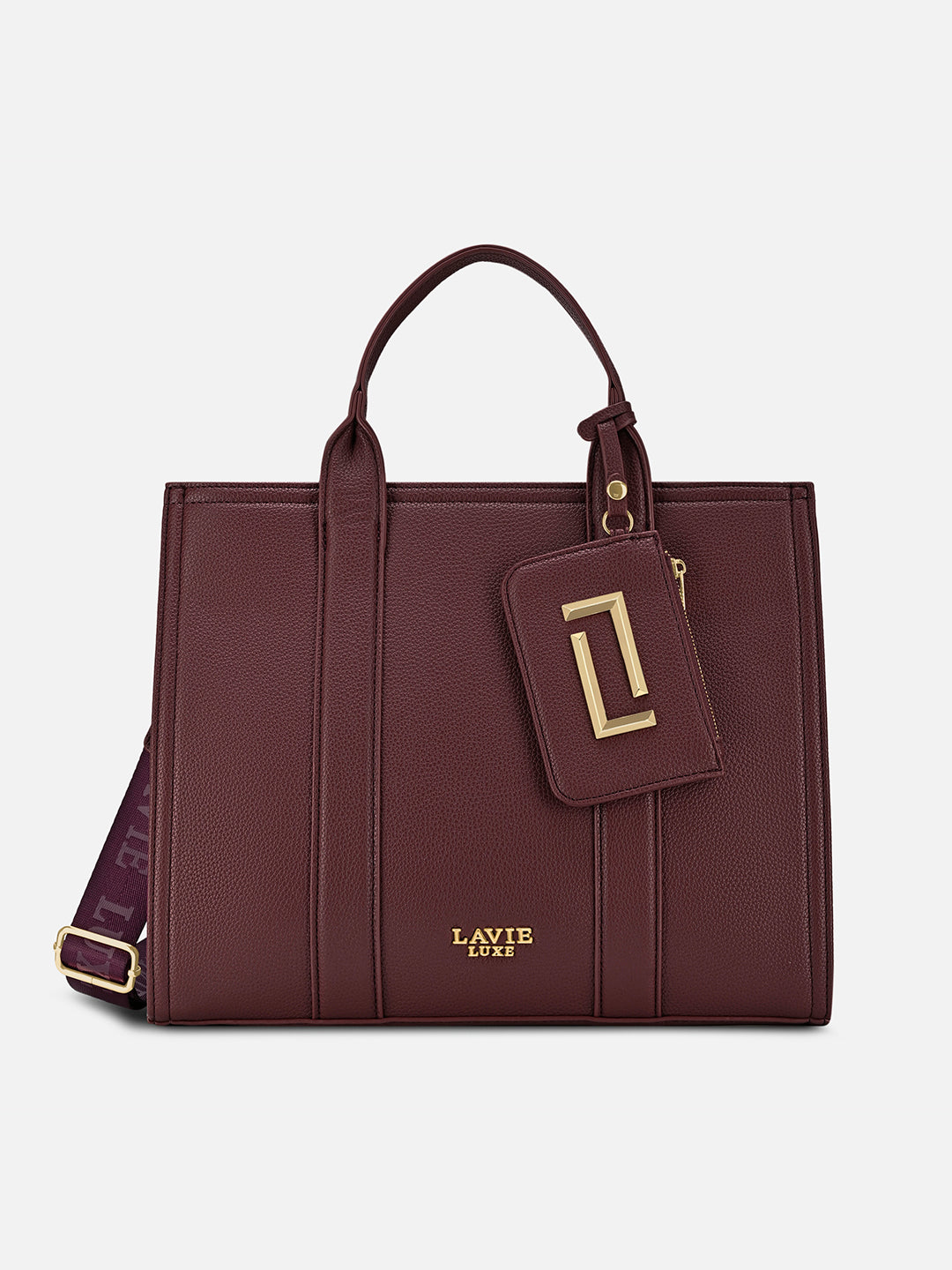 Cobs25 Large Satchel Bag Wine