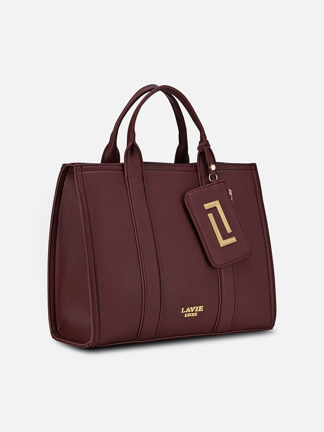Cobs25 Large Satchel Bag Wine