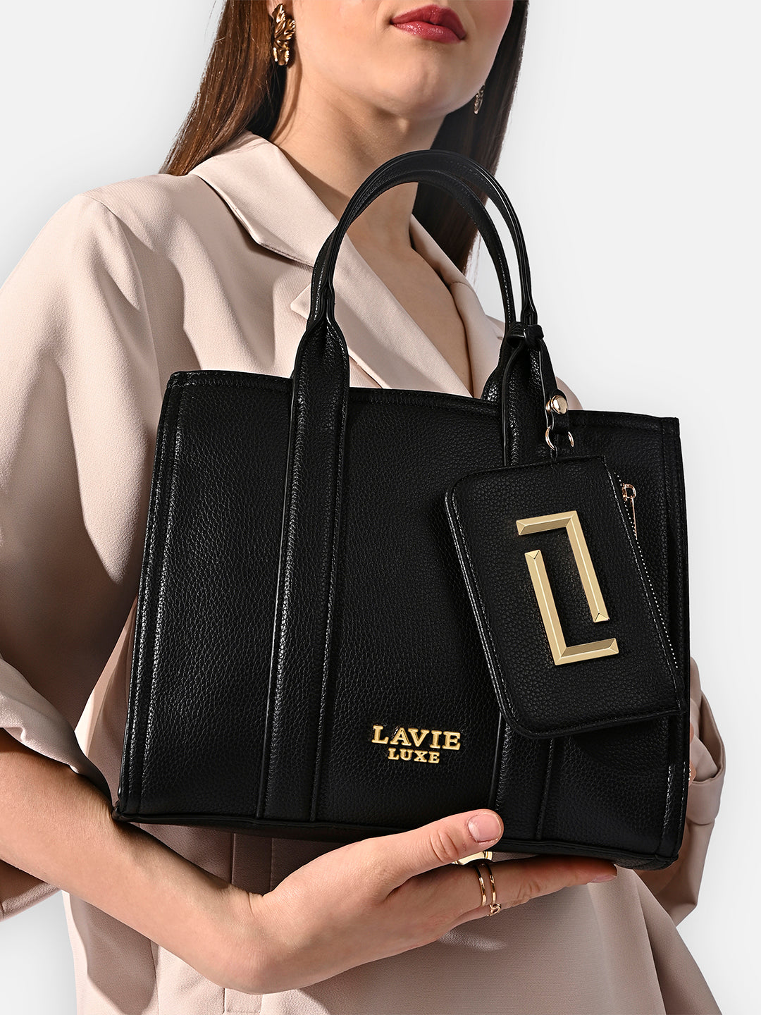 Cobs25 Medium Satchel Bag Black