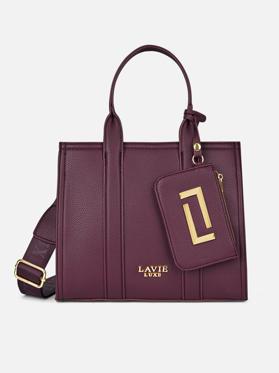 Cobs25 Medium Satchel Bag Wine