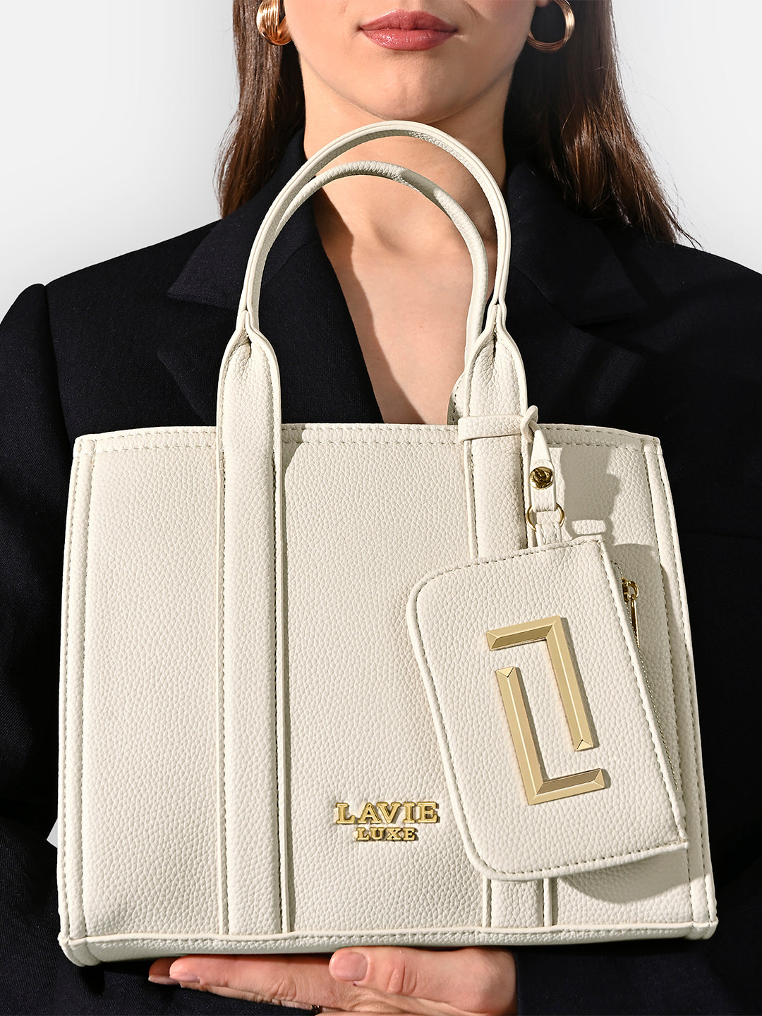 Cobs25 Medium Satchel Bag Off White