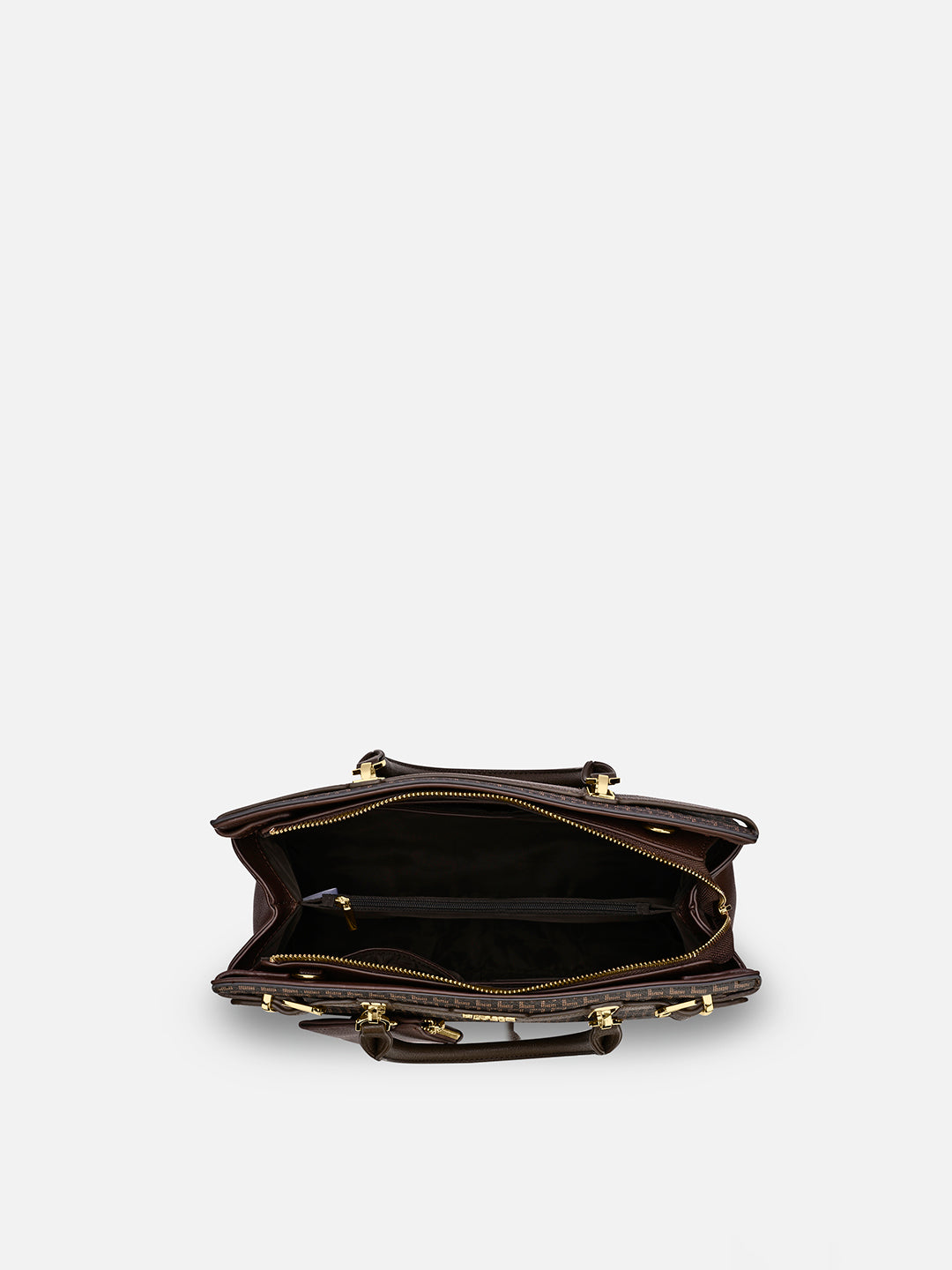 Monogram Cindy Horizontal Medium Satchel Bag Choco