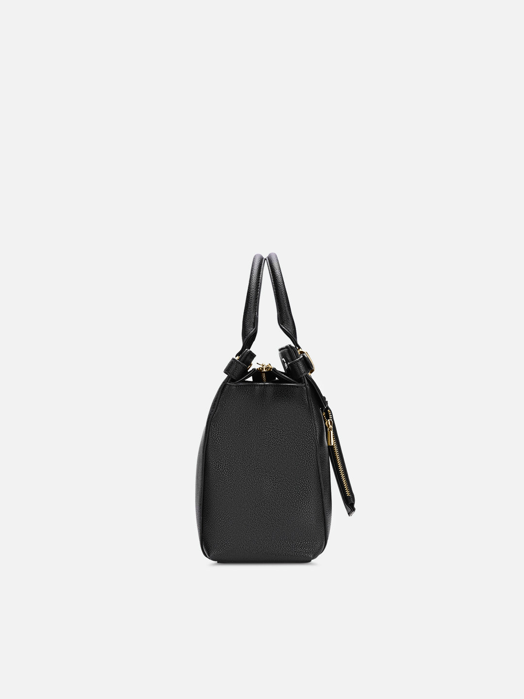 Duo Cindy Horizontal Medium Satchel Bag Black