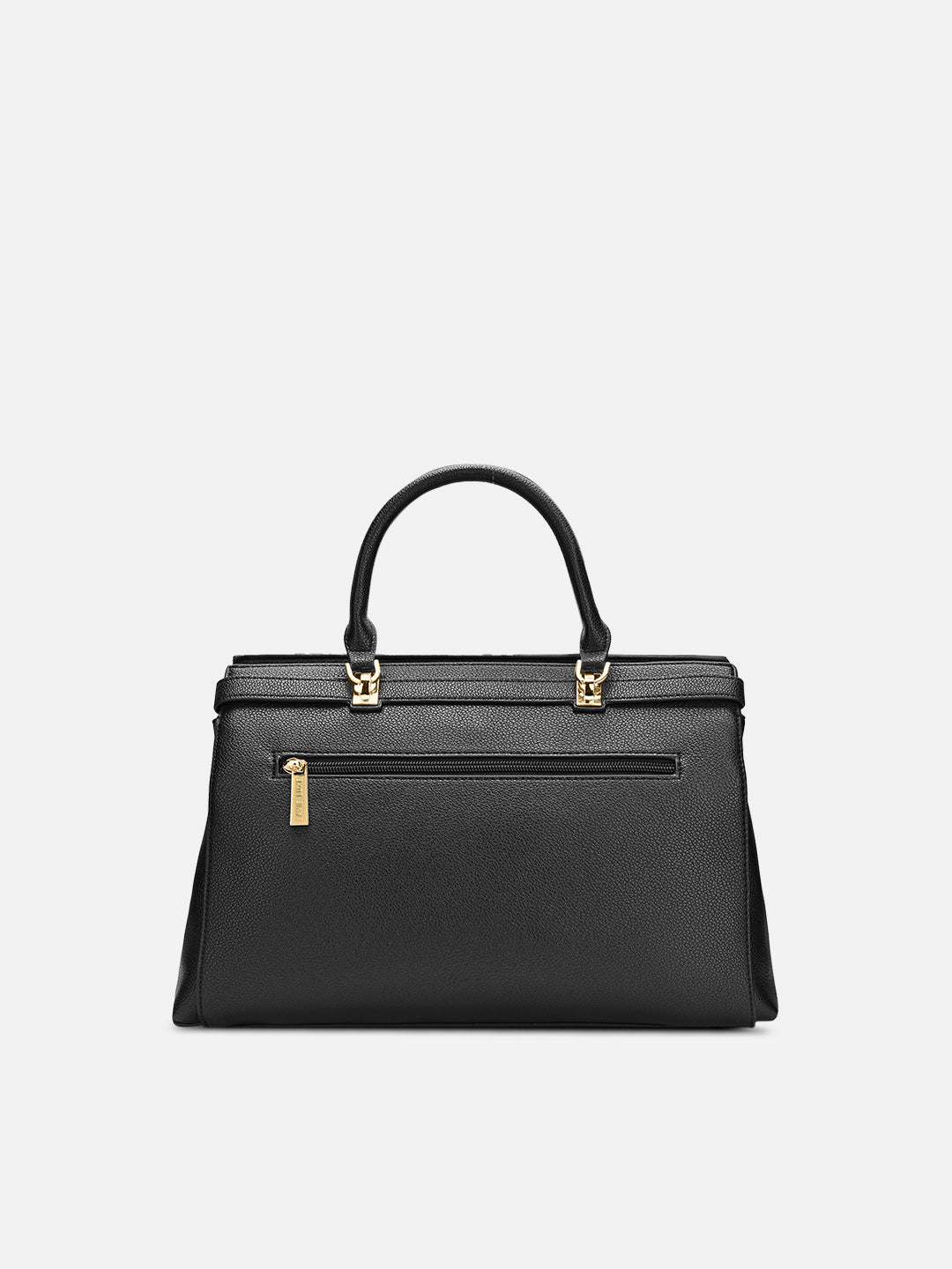 Duo Cindy Horizontal Medium Satchel Bag Black