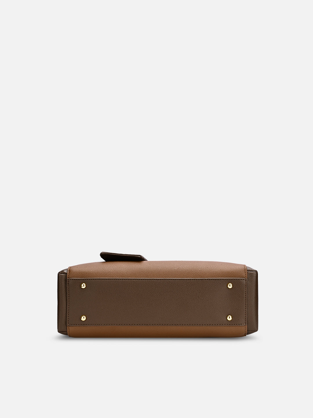 Duo Cindy Horizontal Medium Satchel Bag Tan