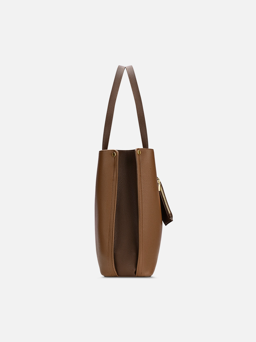 Duo Chloe 3 Compartment Large Tote Bag Tan