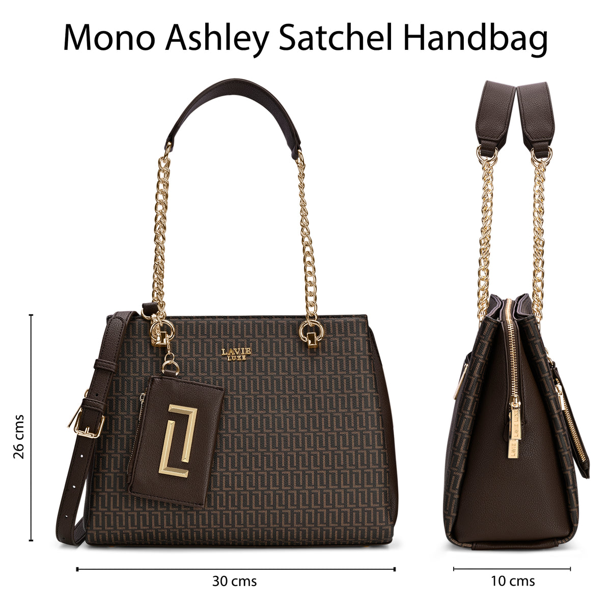 Monogram Ashley Large Choco Handbag