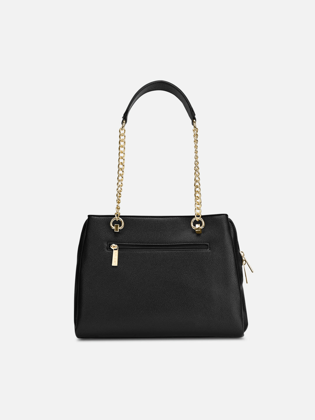 Duo Ashley Large Satchel Bag Black