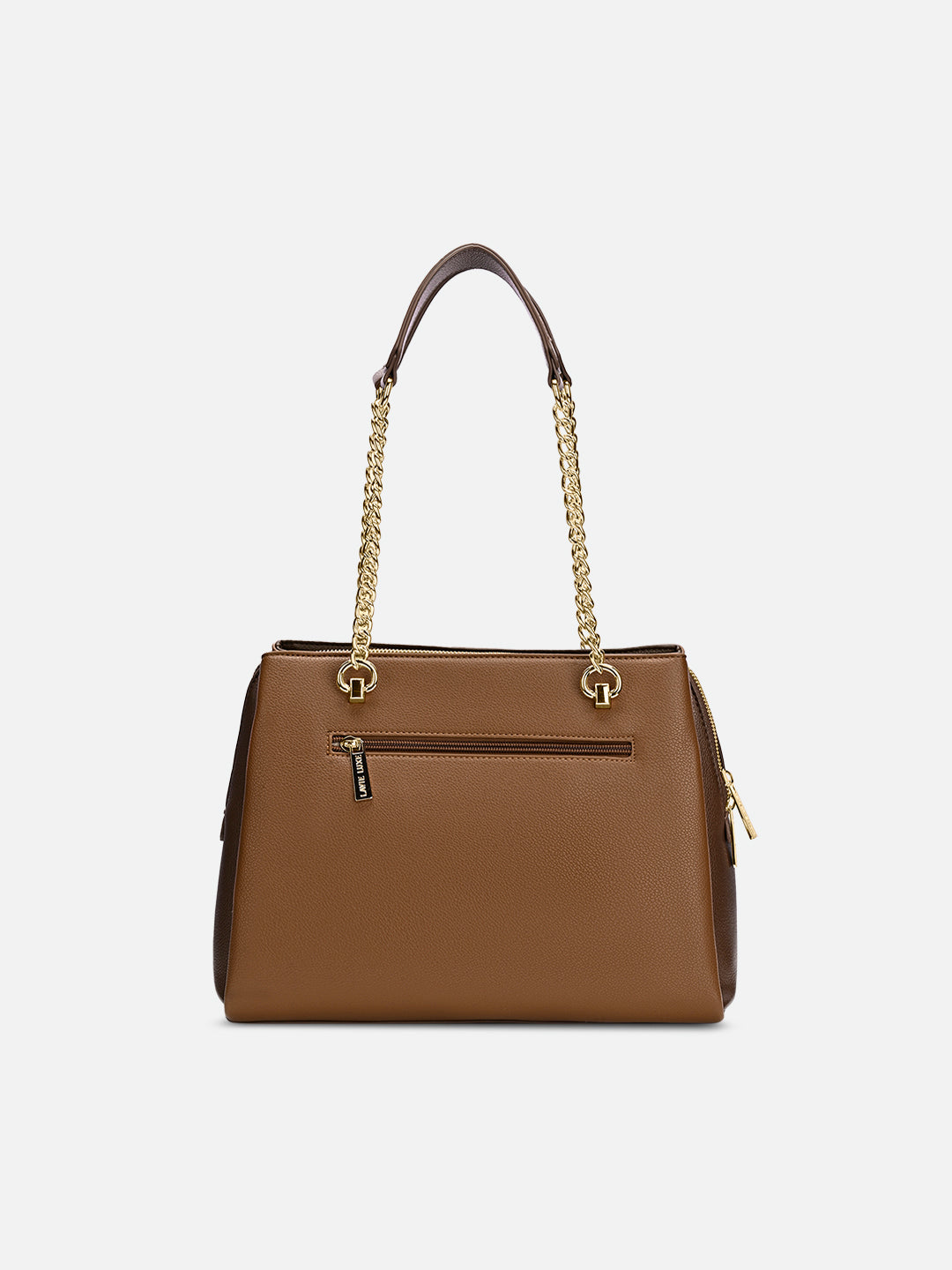 Duo Ashley Large Satchel Bag Tan