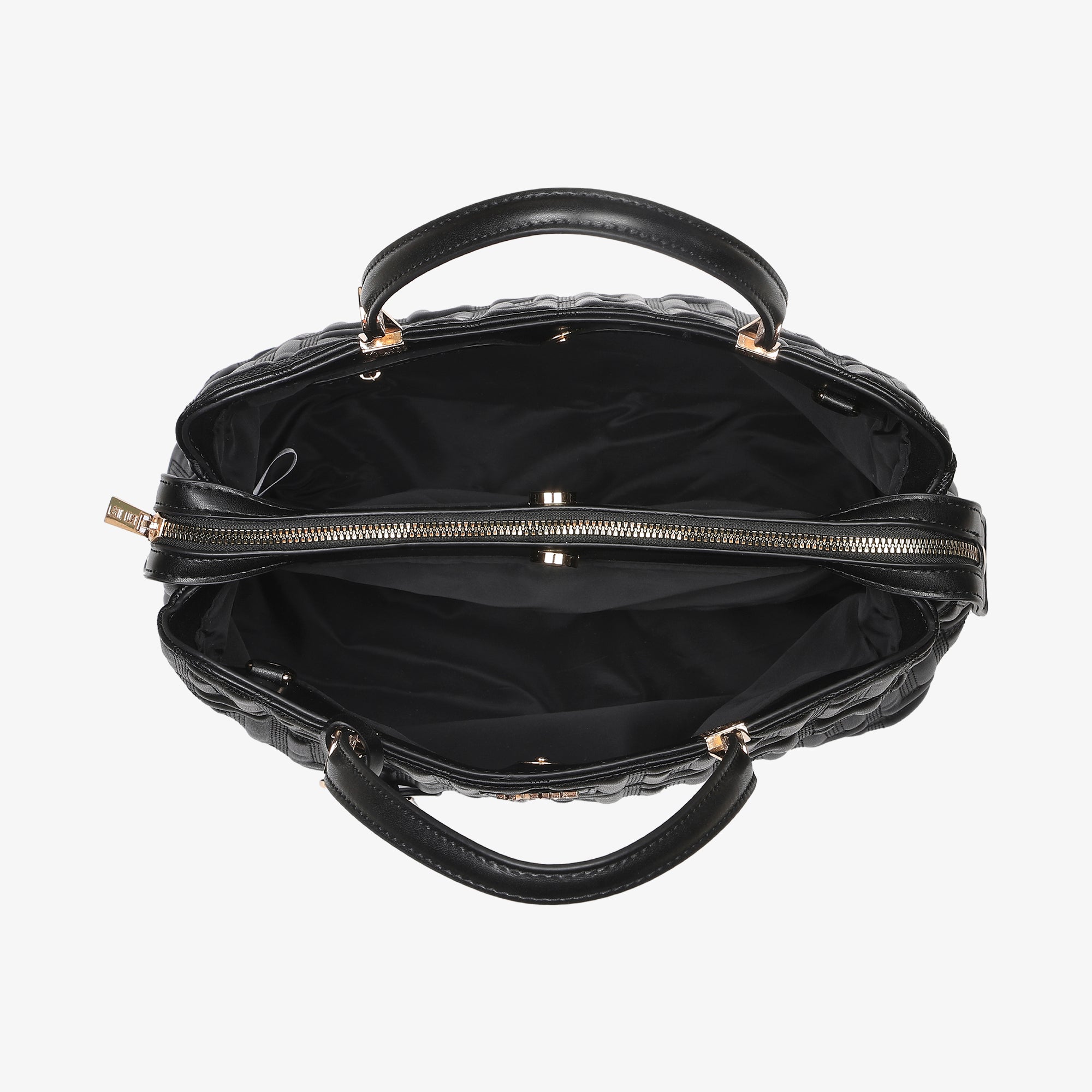 Juli26 Medium 3Compartment Satchel Bag Black