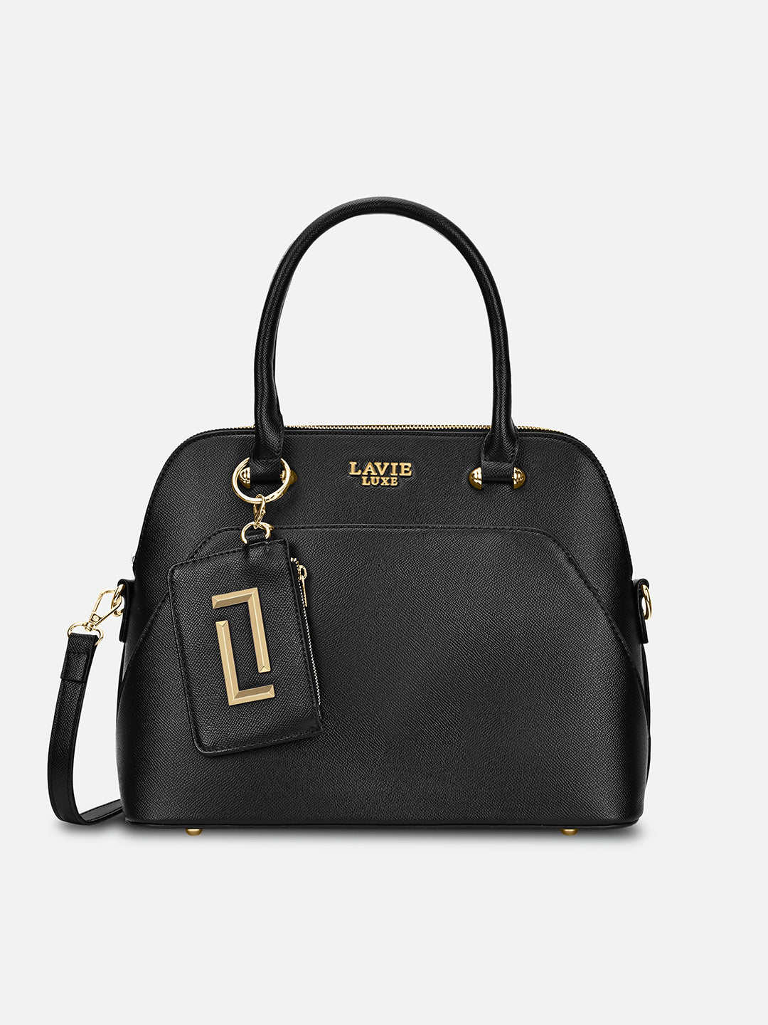 Duo Valle Medium Handbag  Black