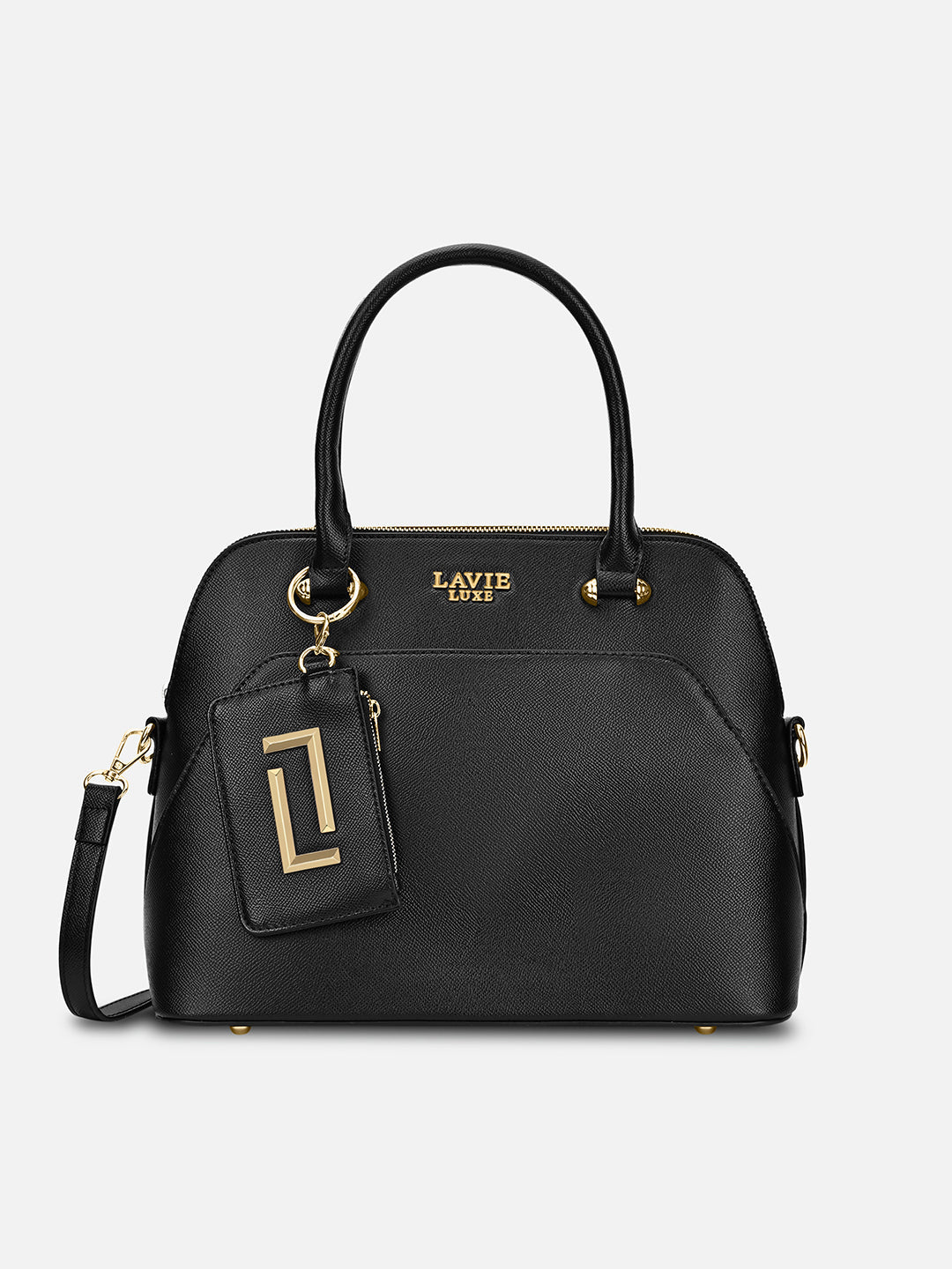 Duo Valle Medium Handbag  Black