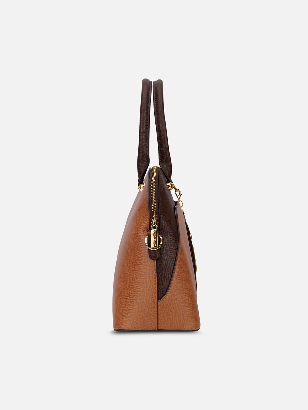 Duo Valle Medium Handbag  Tan