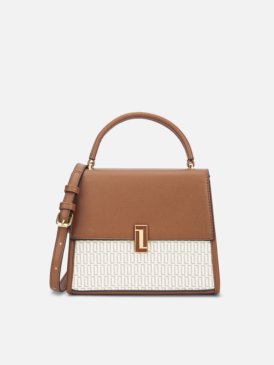 Monogram Merci Medium Satchel Bag Off White