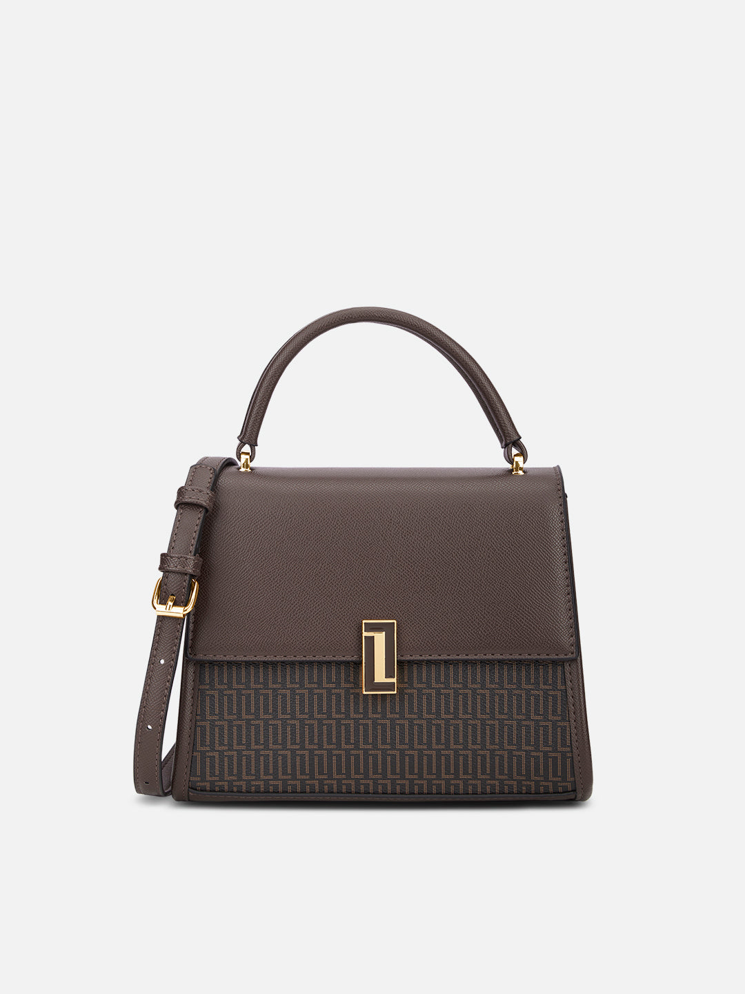 Monogram Merci Medium Satchel Bag Choco