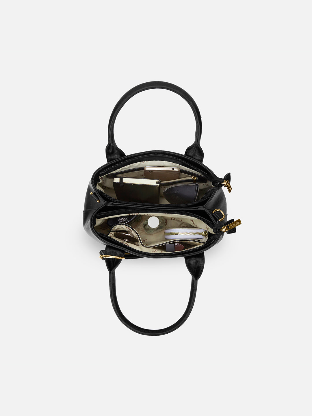 Duo Rumba Medium Handbag Black