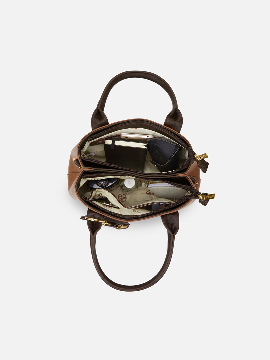 Duo Rumba Medium Handbag Tan