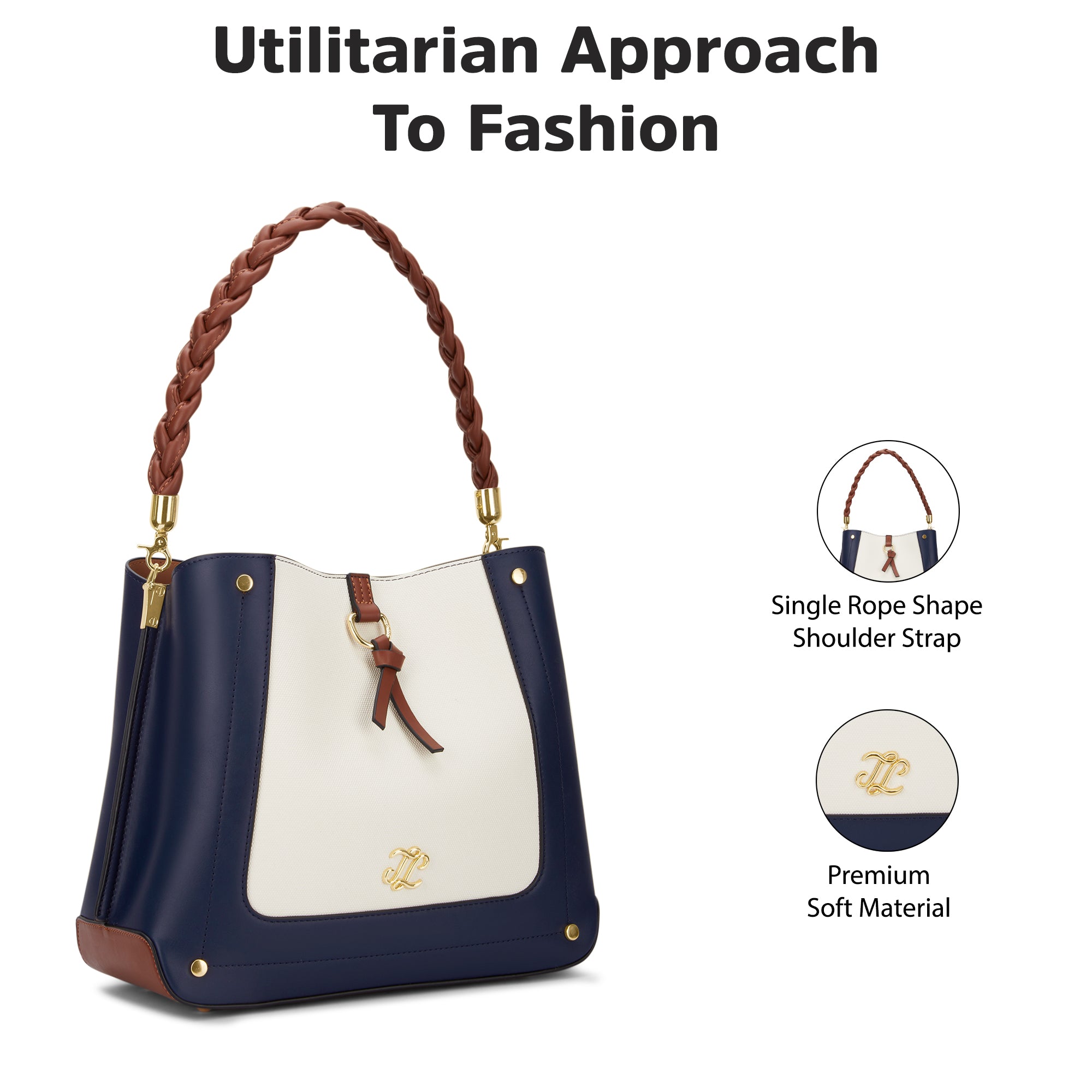 Toronto 3C Hobo 'S Ladies Handbag Navy
