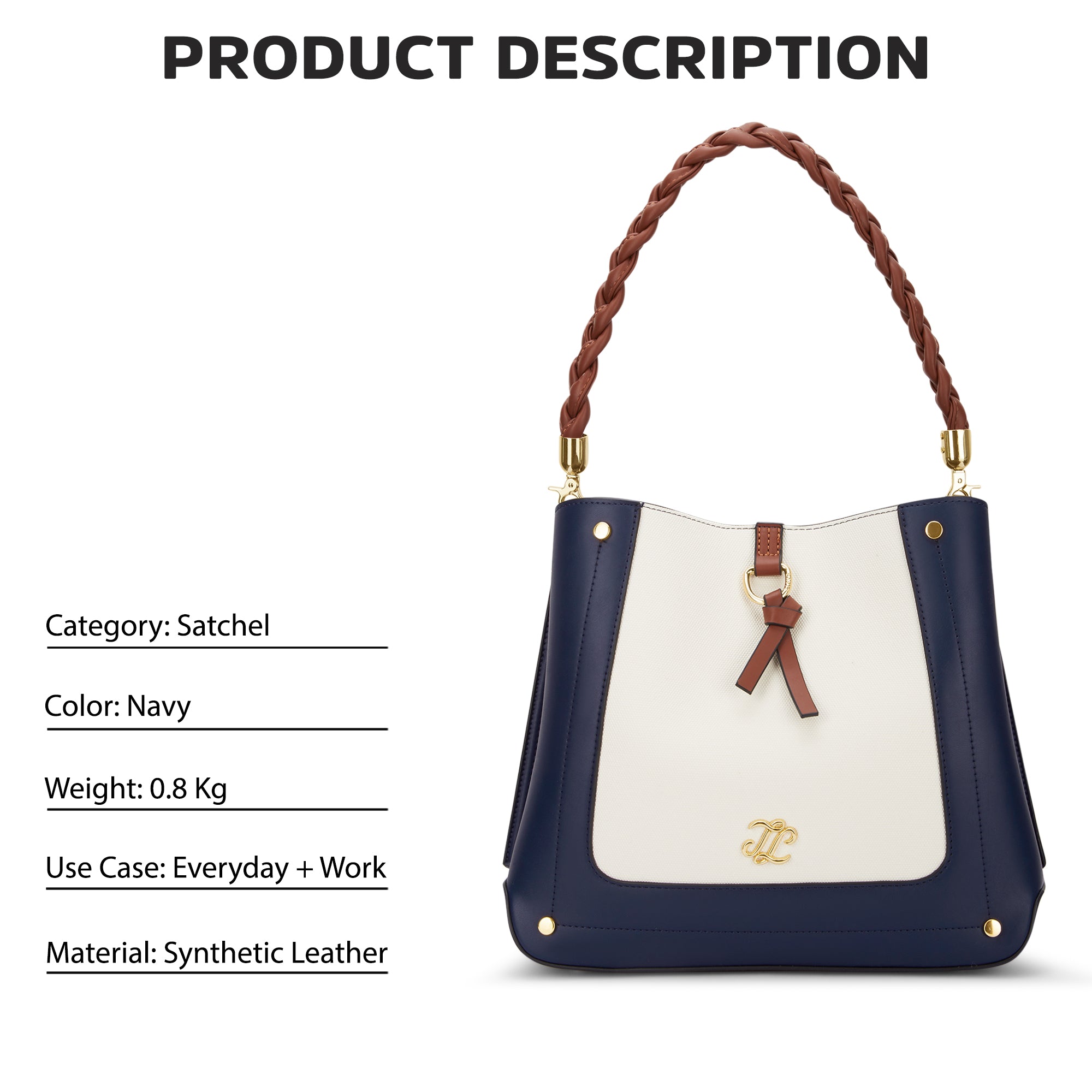 Toronto 3C Hobo 'S Ladies Handbag Navy