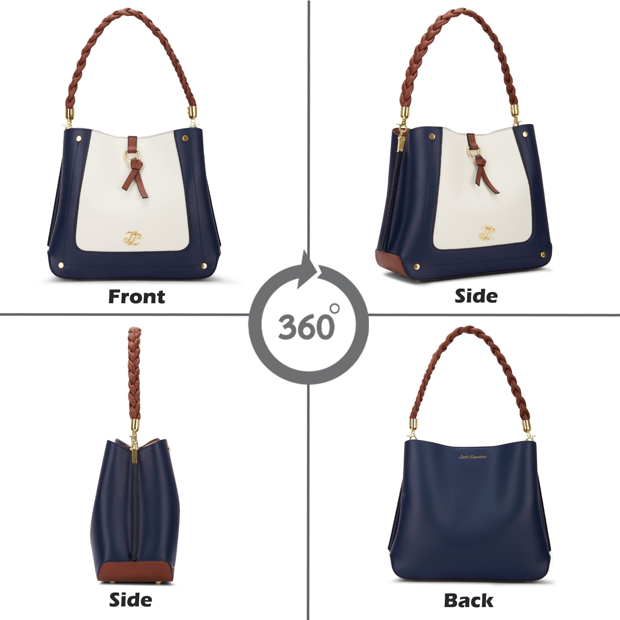 Toronto 3C Hobo 'S Ladies Handbag Navy