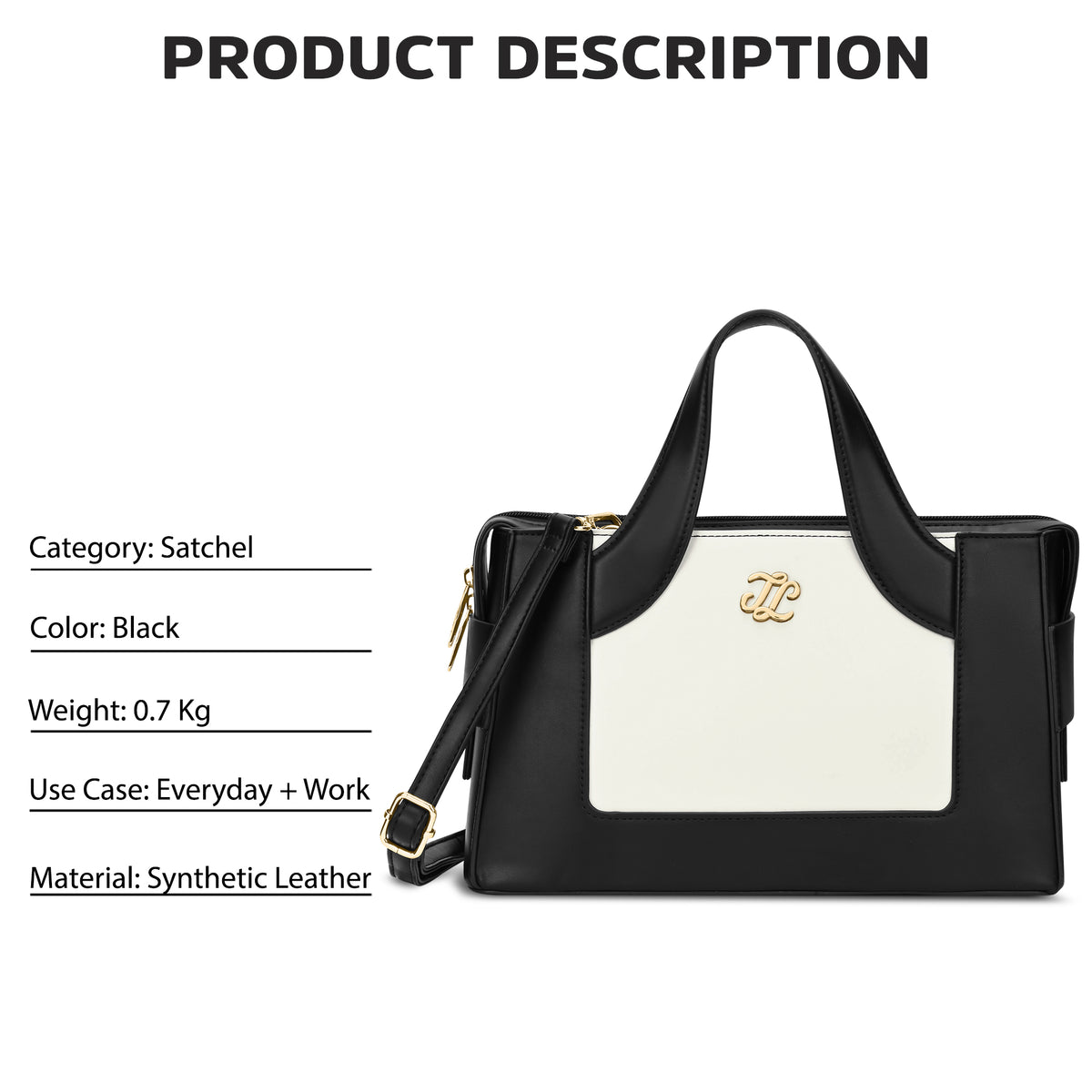 Olympia Medium Satchel Bag 'S Ladies Handbag Black