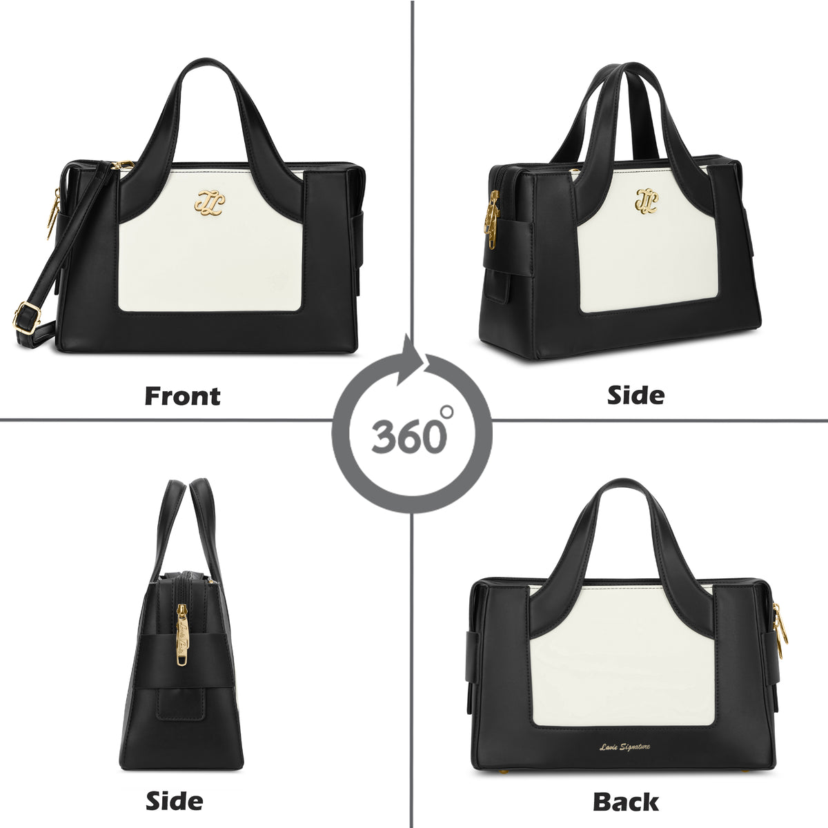 Olympia Medium Satchel Bag 'S Ladies Handbag Black
