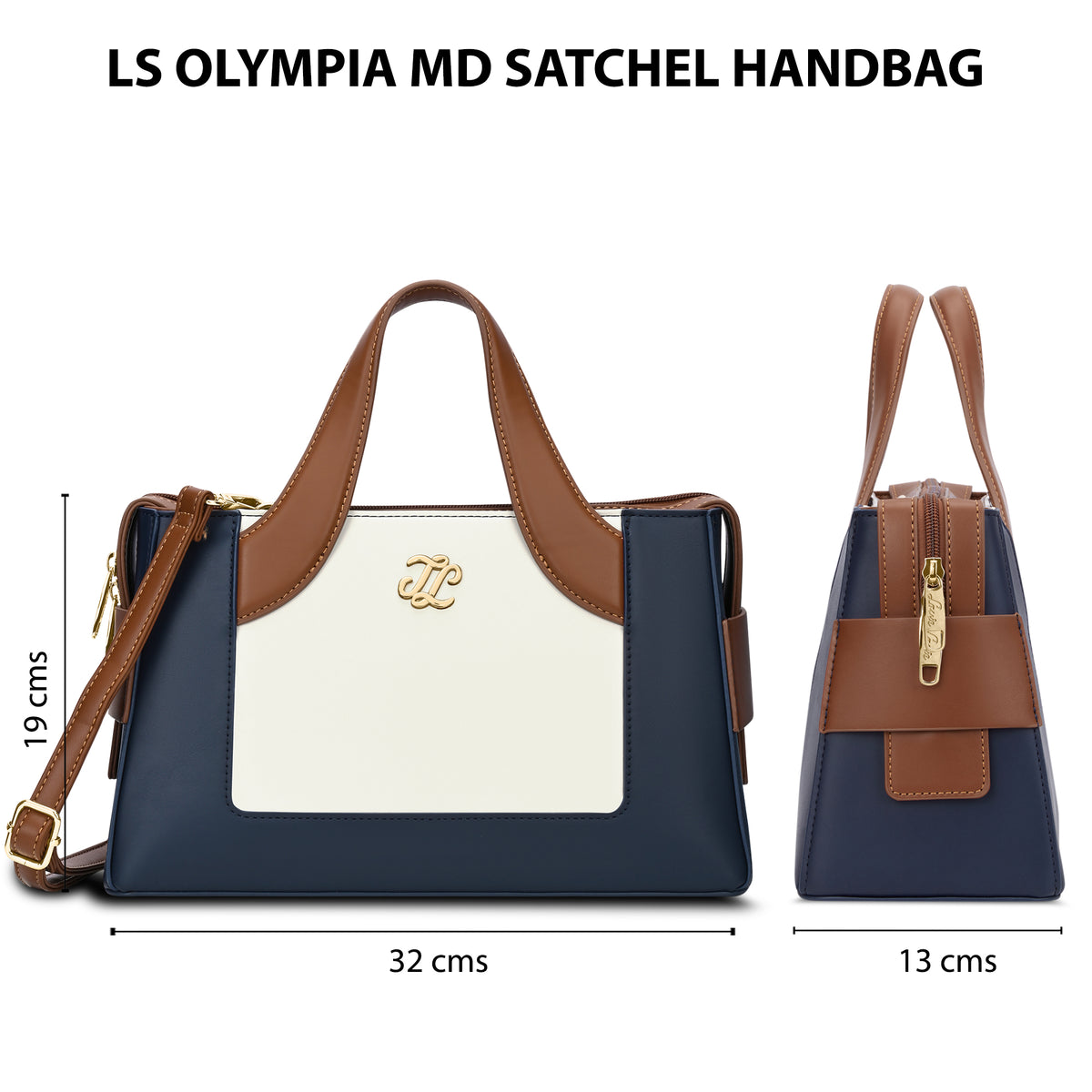 Olympia Medium Satchel Bag 'S Ladies Handbag Navy