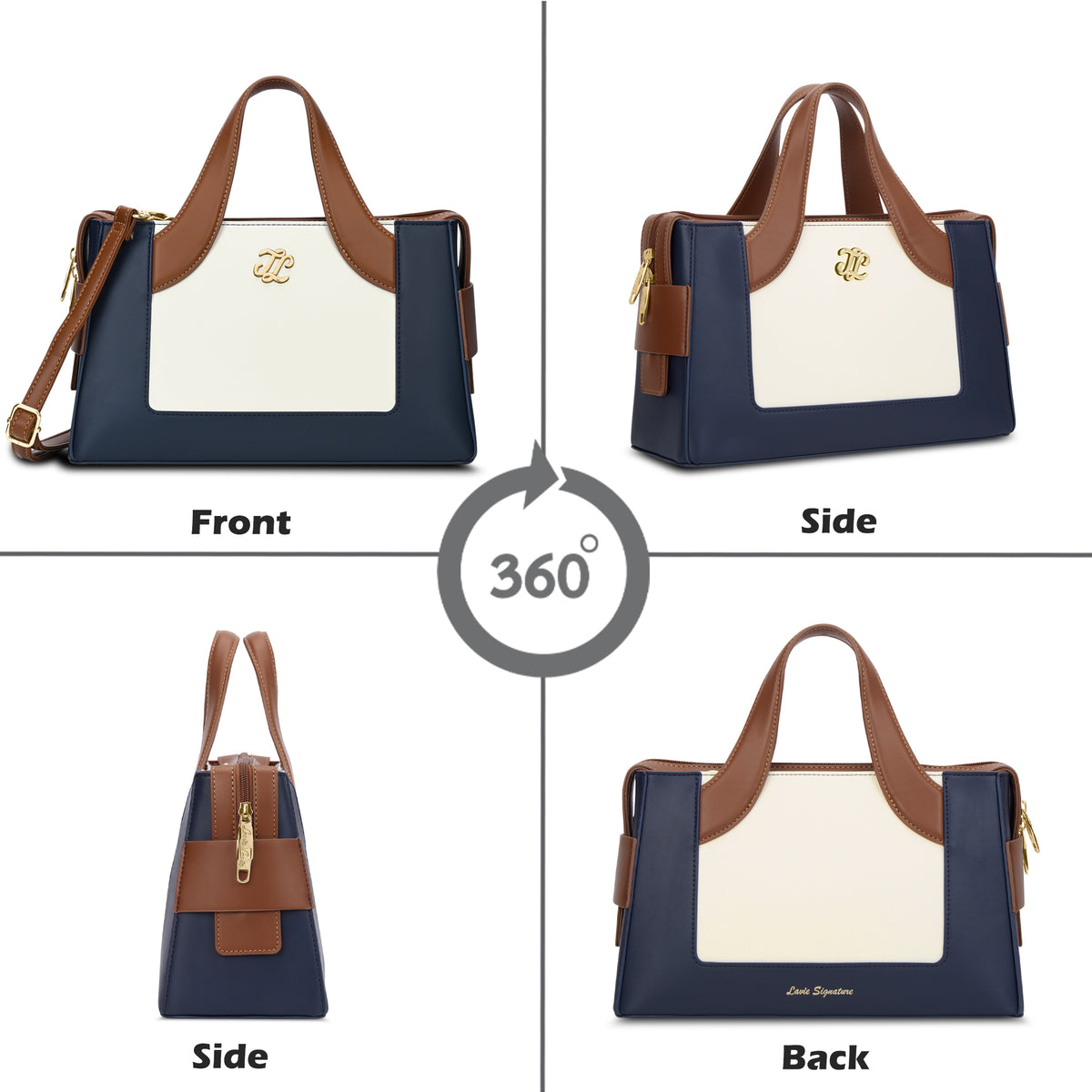 Olympia Medium Satchel Bag 'S Ladies Handbag Navy