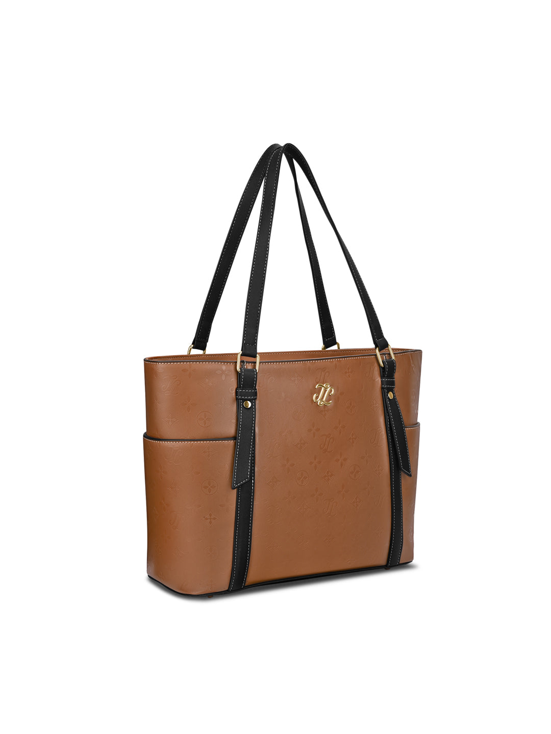 Harisburg Colourblock Tote Bag Tan