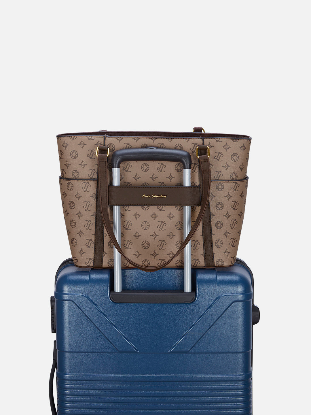 Knoxville Monogram Tote Bag Coffee