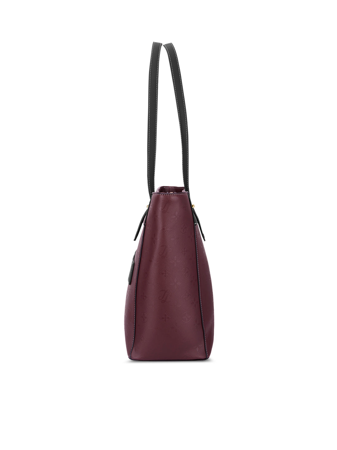 Maryland Colourblock Tote Bag Maroon