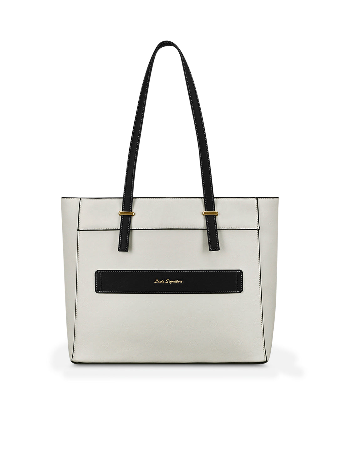 Maryland Colourblock Tote Bag White
