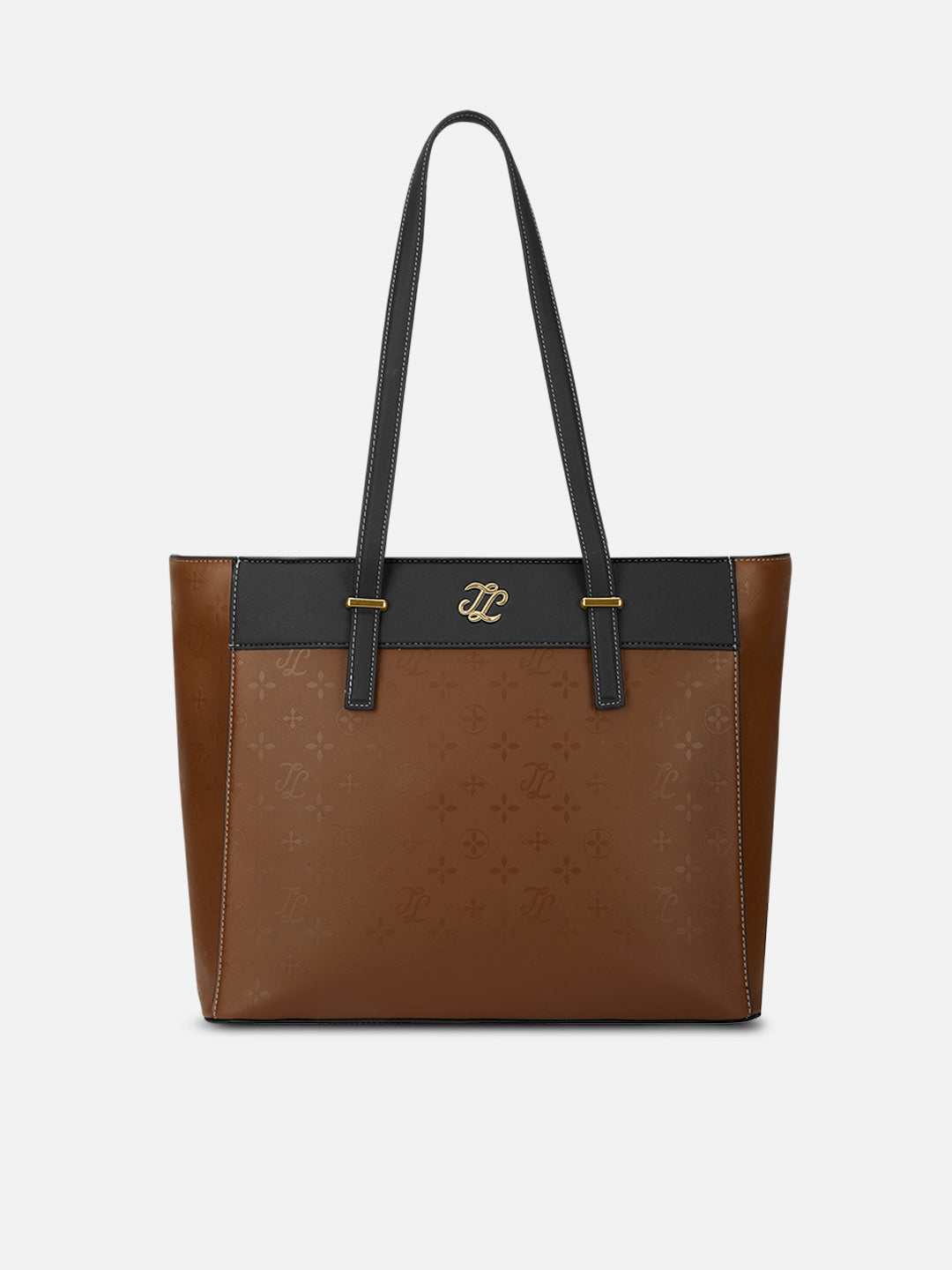 Maryland Colourblock Tote Bag Tan