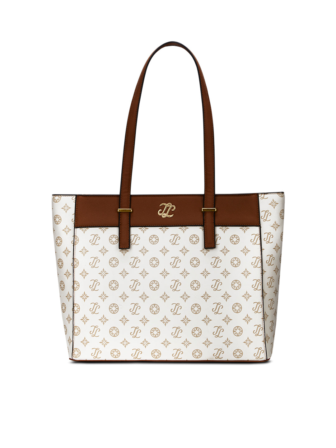Maryland Monogram Tote Bag Beige
