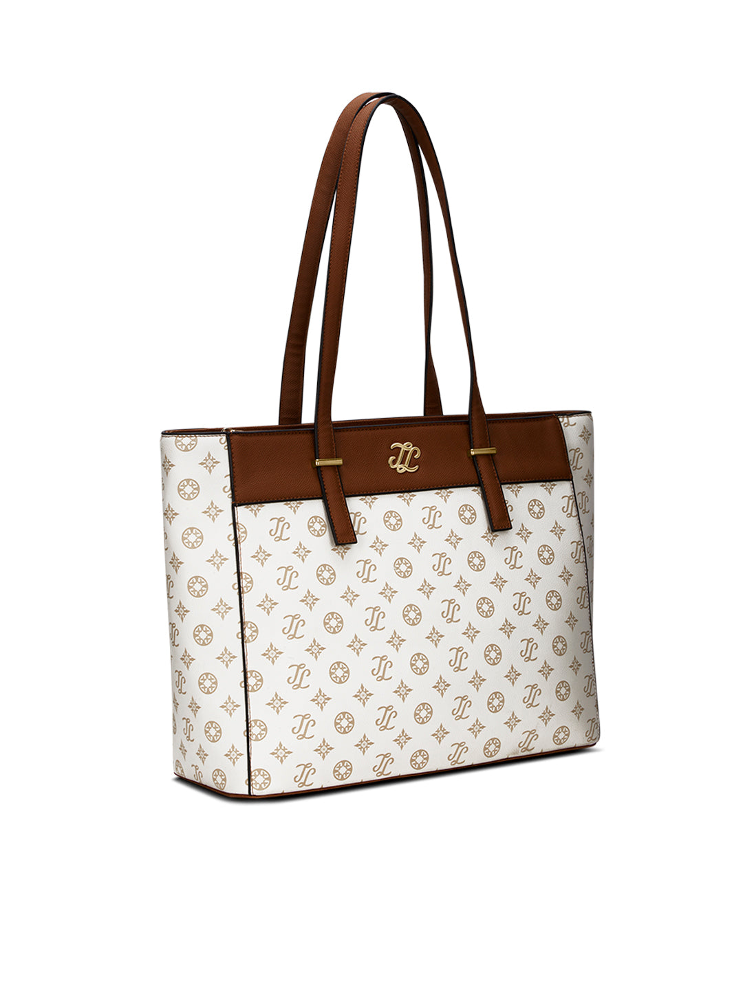 Maryland Monogram Tote Bag Beige