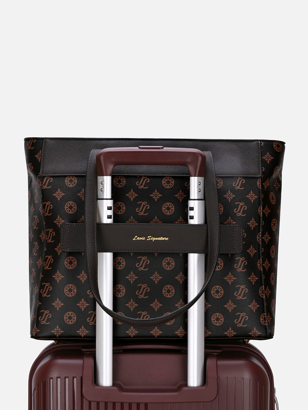 Pittsburg Monogram Tote Bag Coffee