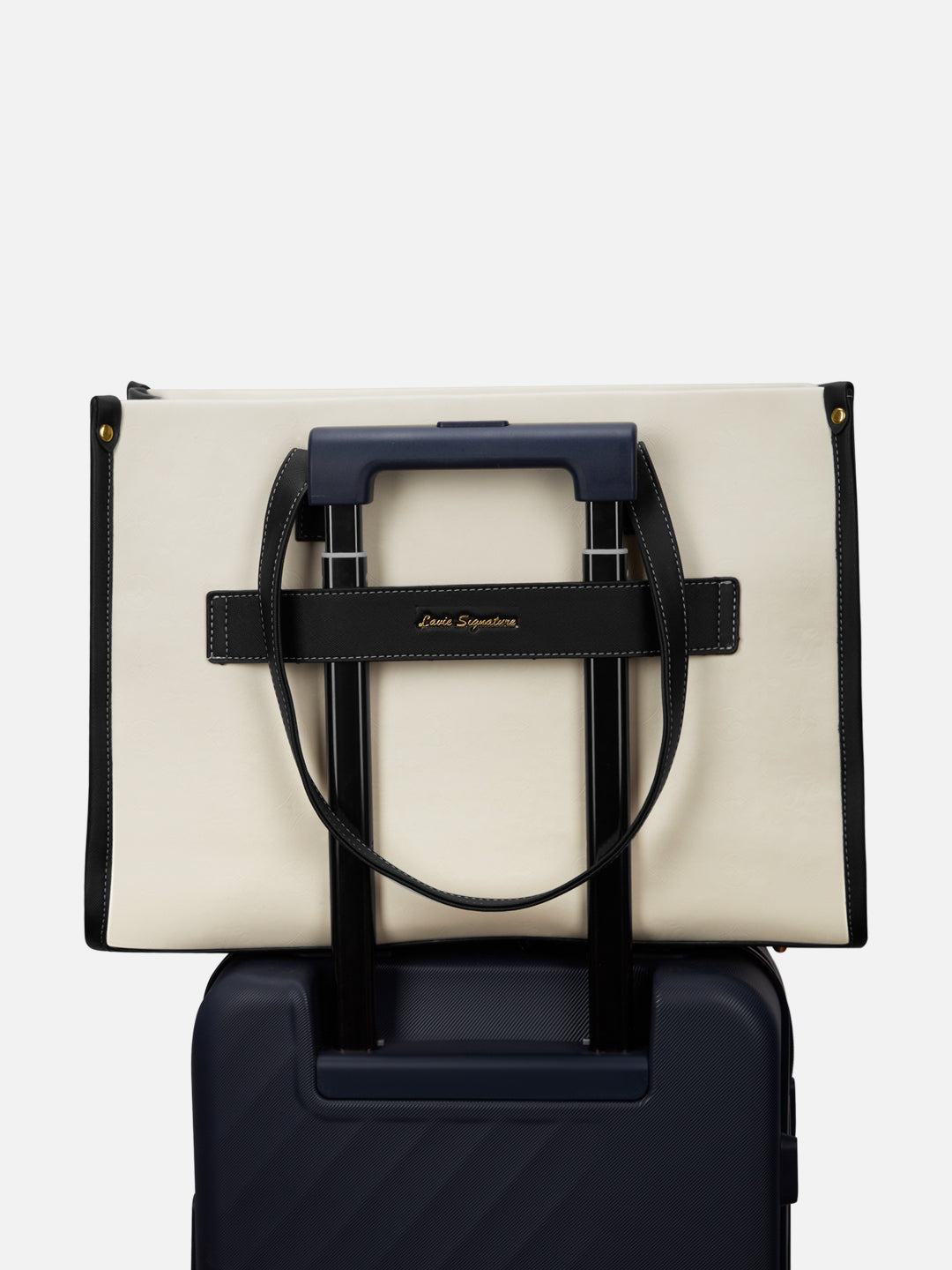 Kentucky Colourblock Tote Bag White
