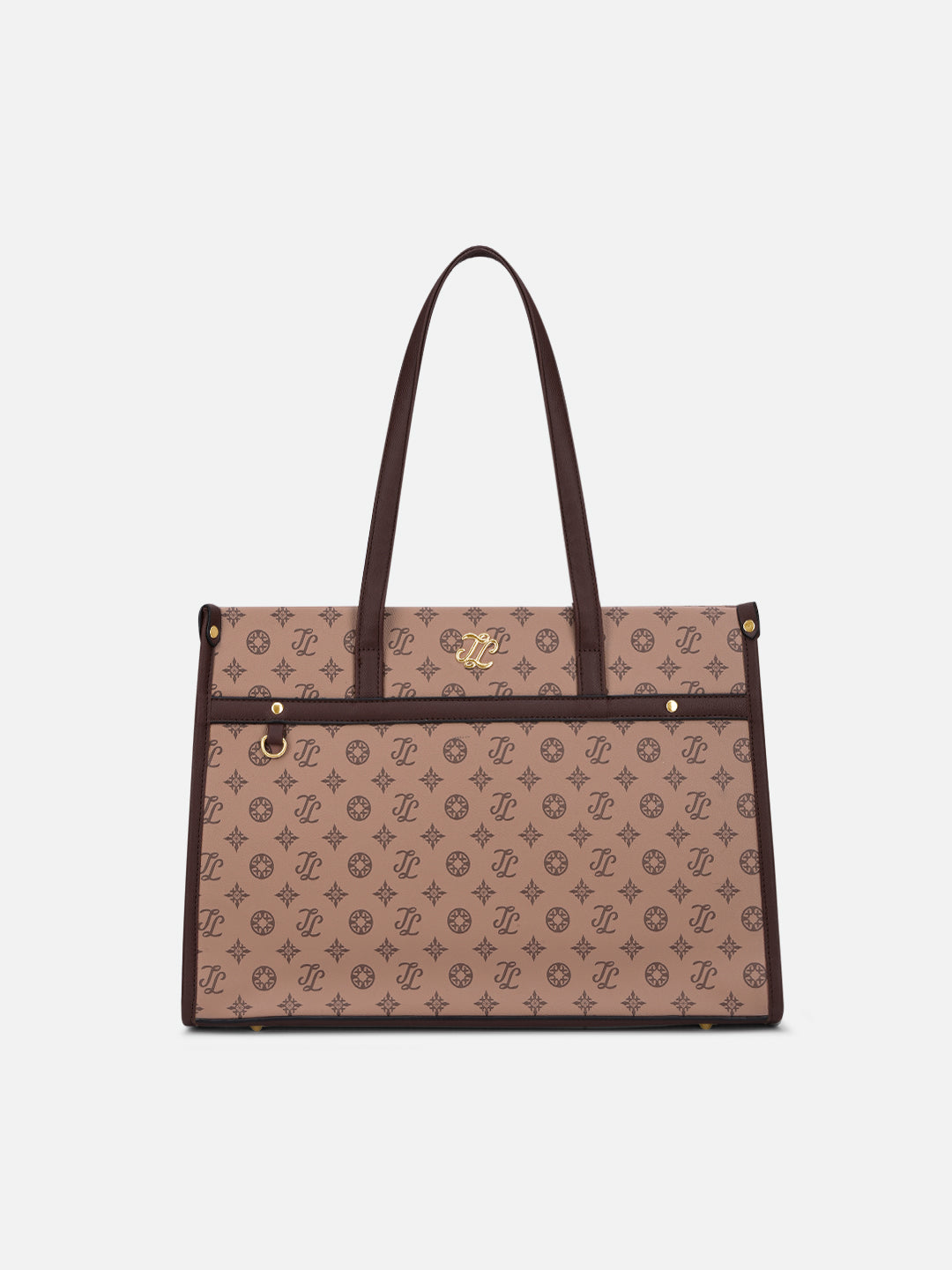 Knoxville Monogram Tote Bag Beige