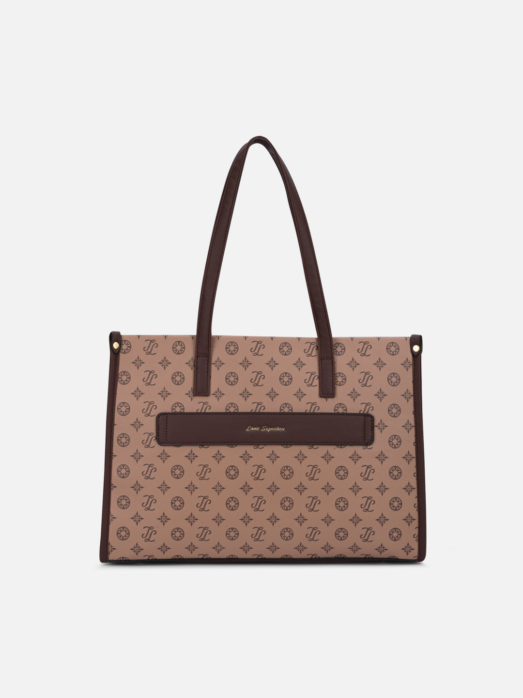 Knoxville Monogram Tote Bag Beige