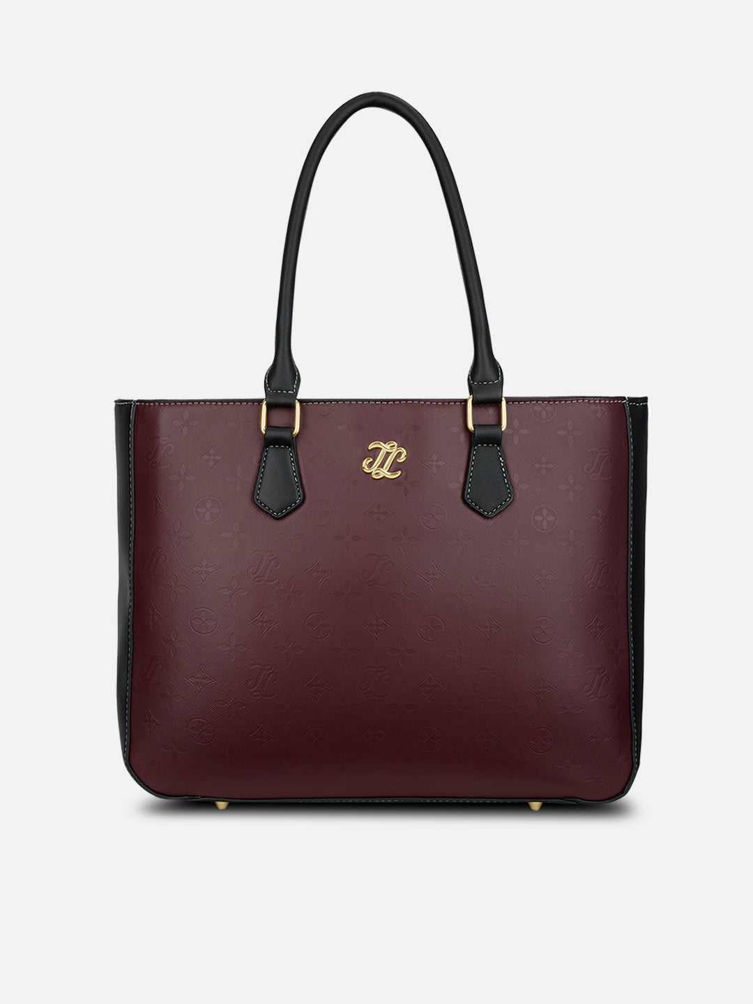 Pittsburg Colourblock Tote Bag Maroon