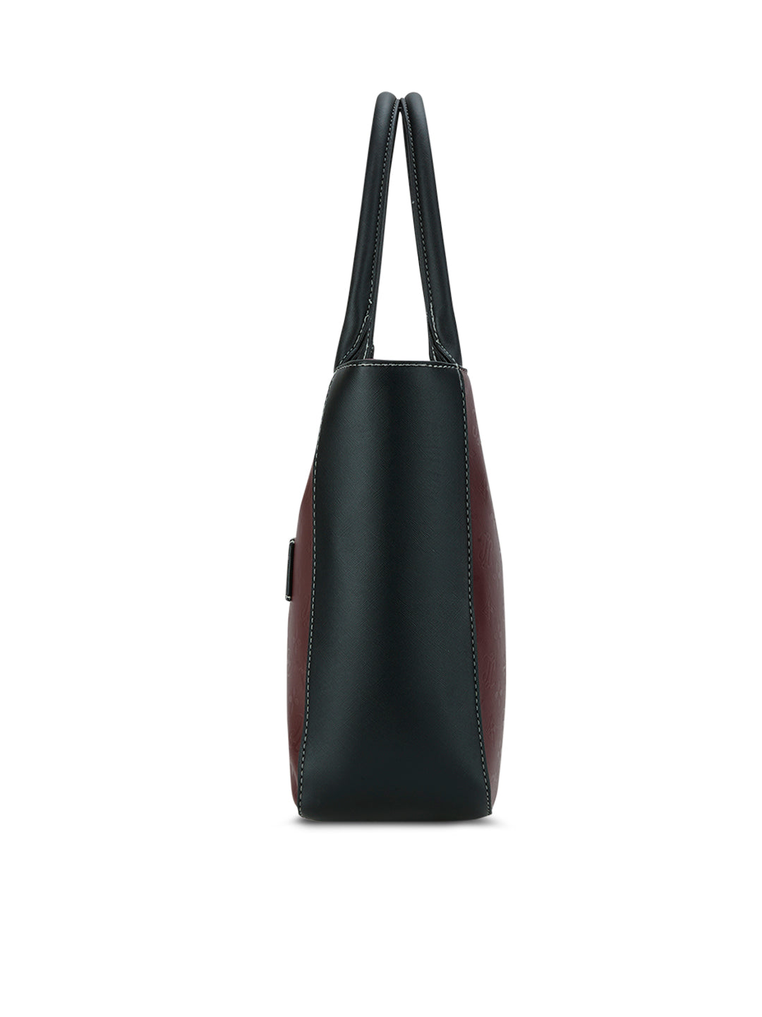 Pittsburg Colourblock Tote Bag Maroon