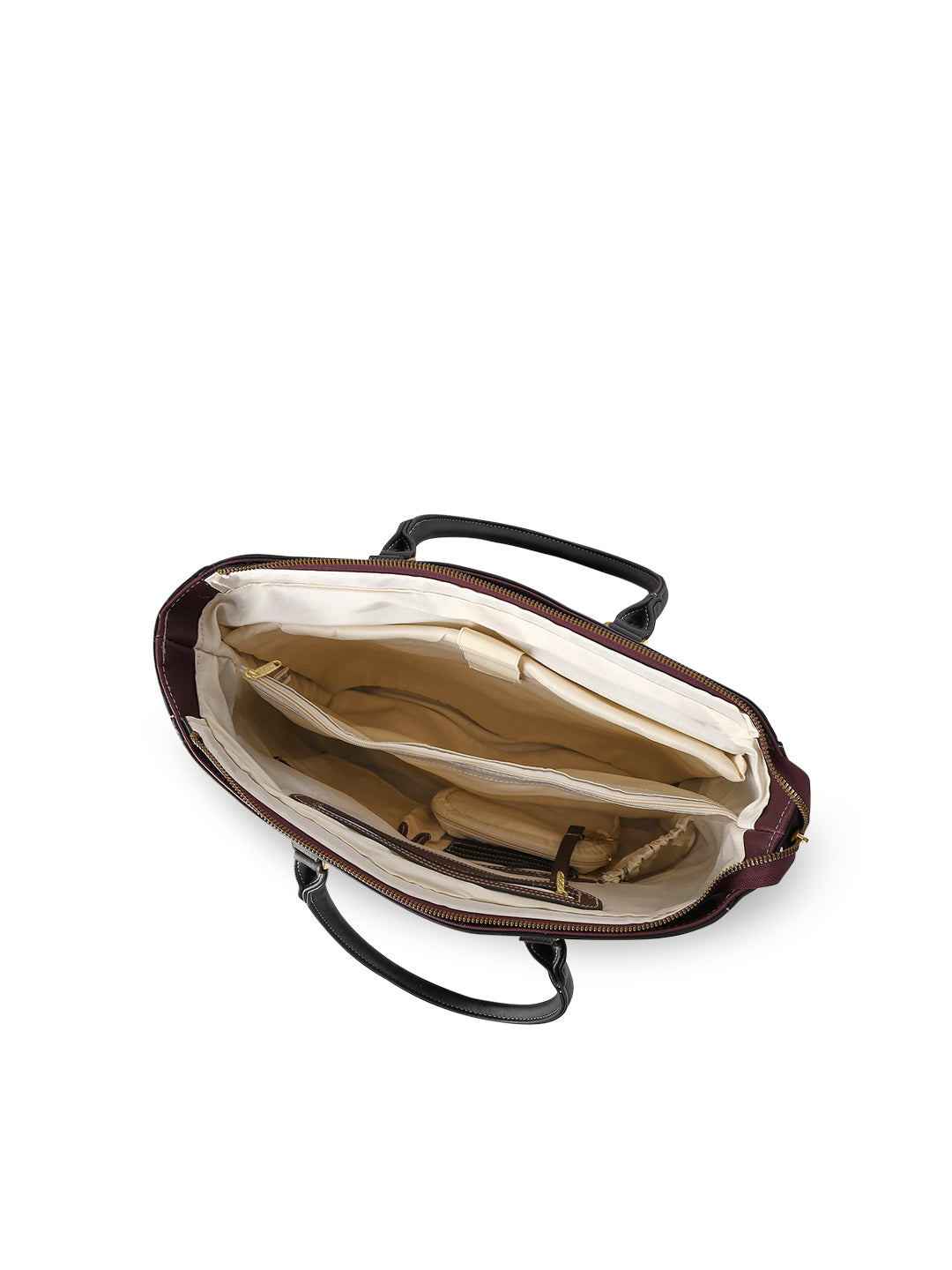 Pittsburg Colourblock Tote Bag Maroon