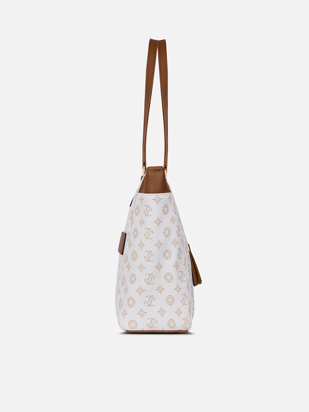 Knoxville Monogram Tote Bag Beige