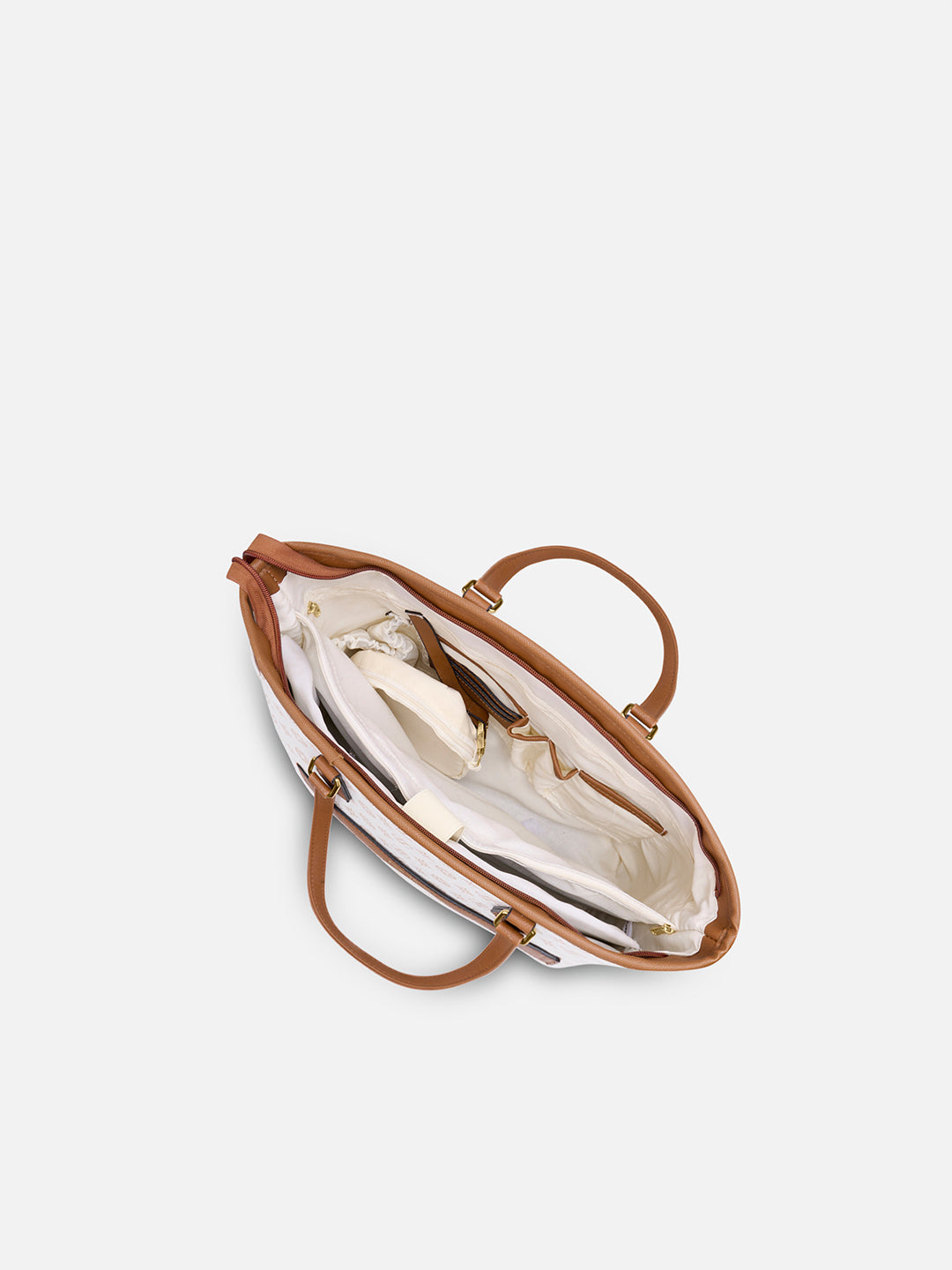Knoxville Monogram Tote Bag Beige