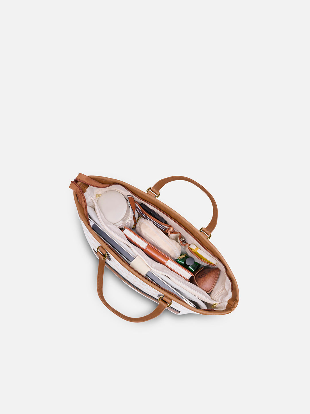 Knoxville Monogram Tote Bag Beige
